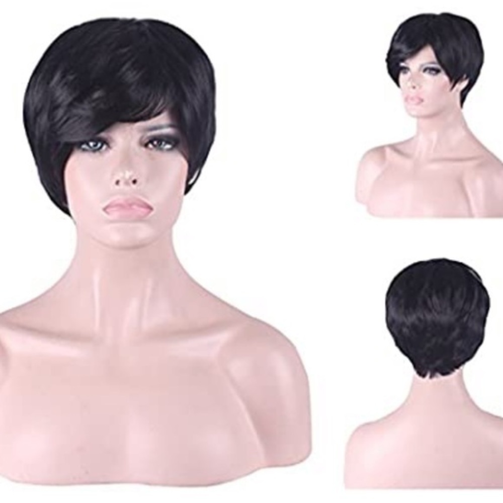 Short Pixie Wig 11" 28cm - Picture 4 of 12